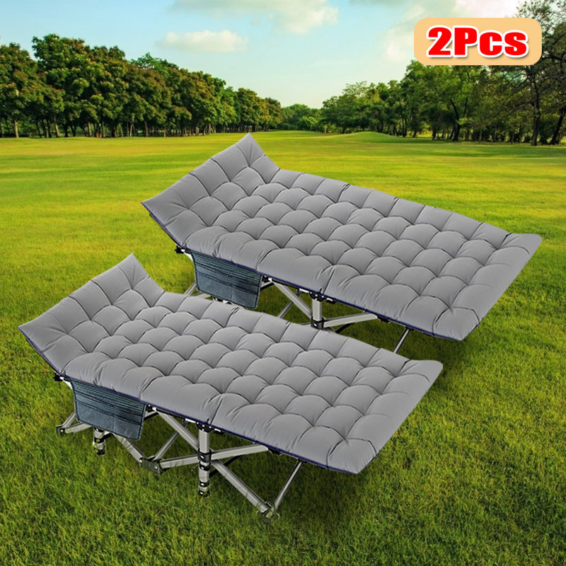 JTANGL Heavy Duty Sleeping Cots, Lightweight Folding Cot Guest Bed with